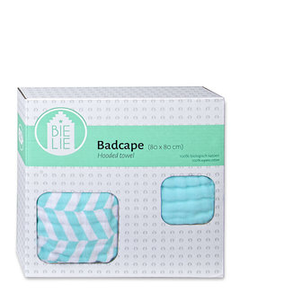 Badcape mintgroen